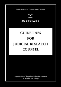 Guidelines For Judical Research Counsel